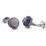 Boga Glass Beads Bubble Fx Gümüş Kol Düğmesi - Standart