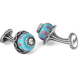 Boga Glass Beads-M Chain Fx Gümüş Kol Düğmesi - Standart