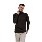BOĞAZLI SLİMFİT ERKEK TRİKO KAZAK KAHVERENGİ M