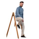 BOĞAZLI SLİMFİT ERKEK TRİKO KAZAK MAVİ M