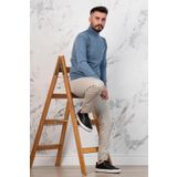 BOĞAZLI SLİMFİT ERKEK TRİKO KAZAK MAVİ XL
