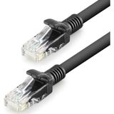 Boğazören Cat6 Ethernet Kablosu 10 Metre -Hızlı Lan Ağ Kablosu Kablolu Internet Bağlantısı Yüksek Hızlı Gigabit Internet Ağ Kablosu RJ45 Konnektörlü: Bilgisayar, Modem, Router, Smart Tv, Ps4, Ps5 - 1-Siyah