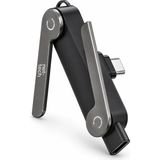 Boğazören Şarj Girişine Takılan Type-C Girişli Telefon Standı Tutucu Şarj Standı Şarjlı Telefon Tutacağı Type-C Girişli Telefon Altına Takılan Mini Tutucu Şarj Soketli Mini Type-C Telefon Destek Ayağı - 0 - Siyah