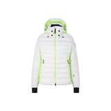 Bogner Fire&ıce Janka3 Kadın Kayak Montu - Beyaz - Yeşil - 38