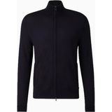 Bogner Oscar Lüks Klasik Stil, Erkek Yün Triko Ceket - 2XL - Lacivert