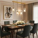 Bohem Aydınlatma Gold Kristal Cam Taşlı Modern Ym Modeli Avize - 4