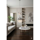 Bohem Aydınlatma Tek Top 3 Renk Modern Led Avize Beyaz/sarı/günışığı Gümüş