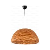 Bohem Bambu Boja Pendant Sarkıt Avize Lamba 45 Cm - Iskandinav, Modern, Bohem, Rattan Aydınlatma Bambu