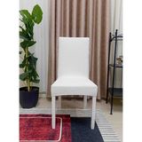 Bohem Düzdesen Lastikli Esnek Çok Kaliteli Sandalye Kılıfı - 38 x 56 cm - Krem