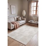 Bohem Krem Emboss Premium Seri Kaymaz Taban Jel Taban Halı Yolluk Antre Hol Salon Mutfak Halısı