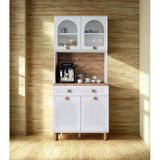 Bohem Mini 93 Cm Kahve Köşesi Ve Çok Amaçlı Mutfak Dolabı