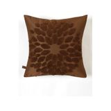 Bohem Özel Tasarım Punch Panç Desen Kare Dekoratif Kırlent Kılıfı 43x43 cm Flower Taba cok-renkli