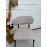 Bohem Sandalye Kılıfı - 45 x 45 cm - Pudra