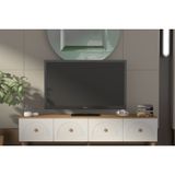 Bohem Tarz 180 Cm 4 Kapaklı Mdf Kapak Tv Ünitesi
