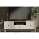 BOHEM TV ÜNİTESİ 180 cm MDF D KAPAK ÇİZGİLİ