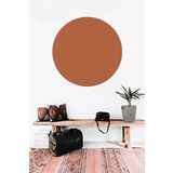 Bohem Yuvarlak Duvar Stickerı (KİREMİT)