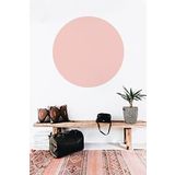 Bohem Yuvarlak Duvar Stickerı (PEMBE)