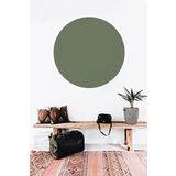 Bohem Yuvarlak Duvar Stickerı (YEŞİL)