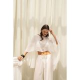 BOHEMAİ Charm Salaş Ekru Crop Pantolon Takım
