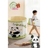 Boheme Panda Desenli Plastik Çocuk Küveti/ Oyun Havuzu (Portatif Bebek Banyo Havuzu) + Boyun Simidi Hediyeli