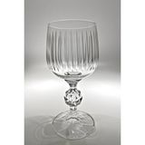 Bohemia Collection Sterna Kristal 6'lı Kahve Yanı Su Bardağı / Beyaz Şarap Kadehi Seti 150CC Çizgi Model - Şeffaf - 150 ml