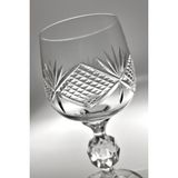 Bohemia Collection Sterna Kristal 6'lı Kahve Yanı Su Bardağı / Beyaz Şarap Kadehi Seti 150CC Katerina Model - Şeffaf - 150 ml