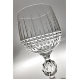 Bohemia Collection Sterna Kristal 6'lı Kahve Yanı Su Bardağı / Beyaz Şarap Kadehi Seti 150CC Rio Model - Şeffaf - 150 ml