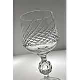 Bohemia Collection Sterna Kristal 6'lı Kahve Yanı Su Bardağı / Beyaz Şarap Kadehi Seti 150CC Safir Model - Şeffaf - 150 ml