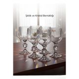 BOHEMİA CRYSTAL Kristal Optikli Kahve Yanı Su Bardağı 150 ml