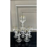 Bohemia Crystalex Kahve Yanı Su Bardağı - Antrasit - Sarı - 1,9 lt