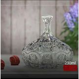 Bohemia Kapakli Cam Sekerlik Lokumluk Ikramlik Drajelik 230 Ml