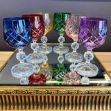 Bohemia Kristal Kahve Yanı Su Bardağı 150 cc 6 Adet - 150 ml - Renkli