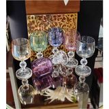 Bohemia Kristal Renkli Kahve Yanı Kadeh - 150 ml