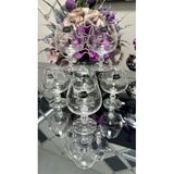 Bohemia Kristal Sade Şık Kahve Yanı Su Bardağı - Antrasit - Sarı - 1,9 lt