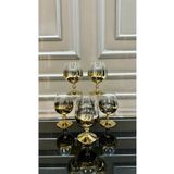 Bohemia Kristal Titanyum 300 ml Gold Ayaklı Kahve Yanı Su Bardağı