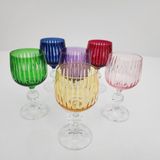 Bohemia Leonarte Casa Menşeli Bohemia Lime 150ML Kristal 6 Parça Bardak Takımı - Renkli