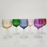Bohemia Leonarte Casa Menşeli Bohemia Lime 180ml Kristal 6 Parça Bardak Takımı - 150 ml - 6 Adet - Renkli