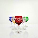 Bohemia Lorenzo 150ML Kristal 6 Parça Bardak Kadeh Takımı - 6 Adet - 150 ml - Renkli
