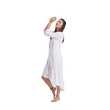 Bohemian Fitilli Elbise Beyaz 2XL