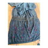 Bohemian Siyah Dantelli Antik Dokulu İşlemeli İthal Eskitme Pamuk Şal 1606079 Siyah 70 x 180