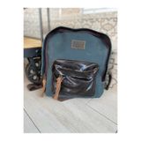 Bohemian Suya Dayanikli Mumlu Kanas Unisex Ve Çocuk Ayarlanabilir Uzunluk Sirt Ve Okul Cantasi Petrol Standart