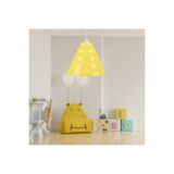 Bohhem Bolton Tekli Sarı Mika Sarkıt Çocuk Odası Avize Antre Hol Cafe Aydınlatma Sarı 24 x 24