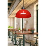 Bohhem Kugel Kırmızı Metal Sarkıt Mutfak Avize Ofis Hol Cafe Tavan Aydınlatma Kırmızı 23 x 13