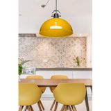 Bohhem Kugel Sarı Metal Sarkıt Mutfak Avize Ofis Hol Cafe Tavan Aydınlatma Sarı 23 x 13