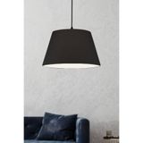 Bohhem North Home Konik Kumaş Büyük Boy Tavan Sarkıt Avize Siyah Siyah 37 x 21