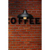 Bohhem Useful Siyah Metal Retro Tarz Sarkıt Mutfak Avize Ofis Aydınlatma Depo Sarkıt Siyah 25 x 14