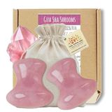 Boho Aromatic Bu Hippi Kız Gua Sha Mantar Seti, Çene Şekillendirici Aletler, Gül Kuvars Yüz Tonlama ve Yoga Şekillendirici Masaj Aleti, Cilt ve Yüz Bakımı için 2 Gua Sha Mantarı, Facecare Araçları