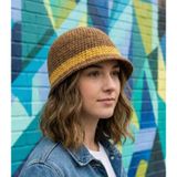 Boho Chic El Örgüsü Renk Bloklu Trend Balıkçı Şapka