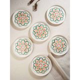 Boho Handmade 6 Lı Pasta Tatlı Tabağı- Stackable 20 Cm.