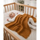 Boho Piccolo 4 Katlı %100 Pamuk 115 x 115 cm Müslin Bebek ve Çocuk Örtü, Battaniye - Tarçın